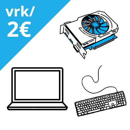 Tietokonekomponentin vuokra ja lainaus