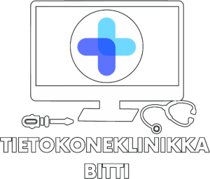 Tietokoneklinikan logo