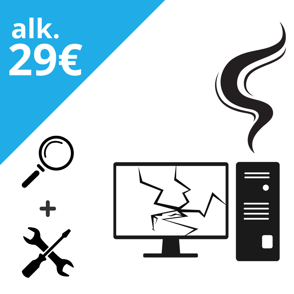 Tietokoneklinikka etsii viat tietokoneestasi